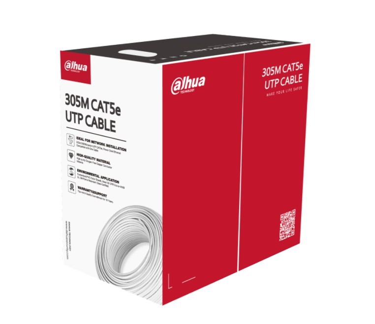 DH-PFM920I-5EUN. Cable UTP CAT5e Dahua 305m Blanco